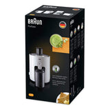 Braun Hogar PuEase SJ3100WH Licuadora, 500 W, diseño compacto, depósito de pulpa 1.25 L, jarra con separador pulpa 750 ml, blanco
