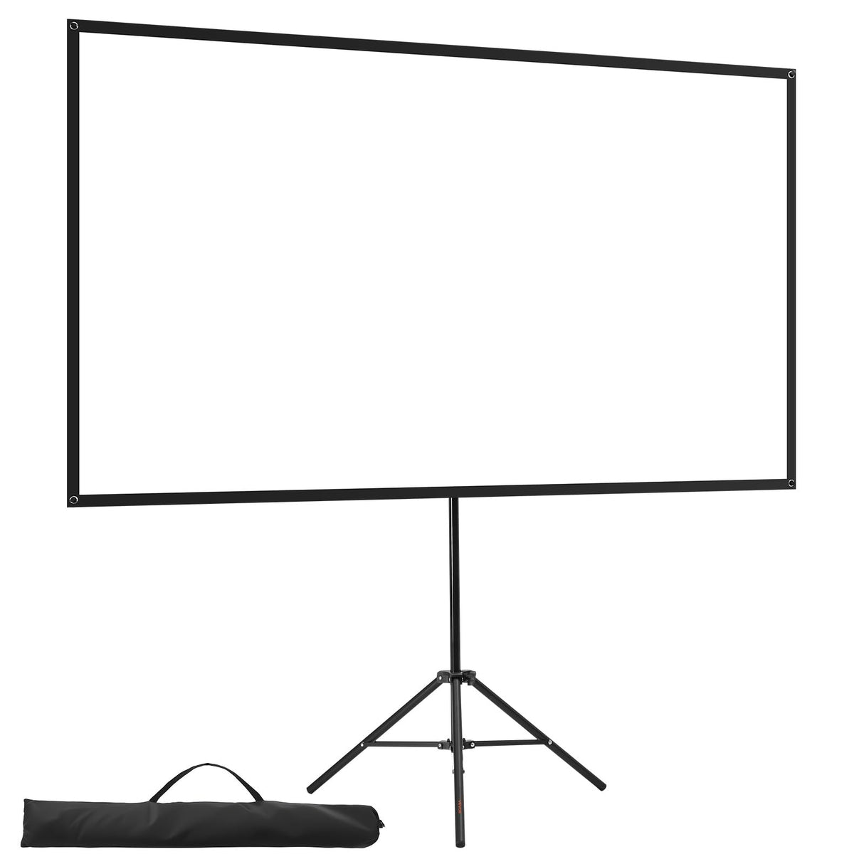 VEVOR Pantalla de Proyector con Trípode, Pantalla de Proyección Portátil Antiarruga de 203,2 cm con Bolsa de Transporte Ángulo Amplio de 160° 16:9 4K HD para Presentaciones de Cine en Casa