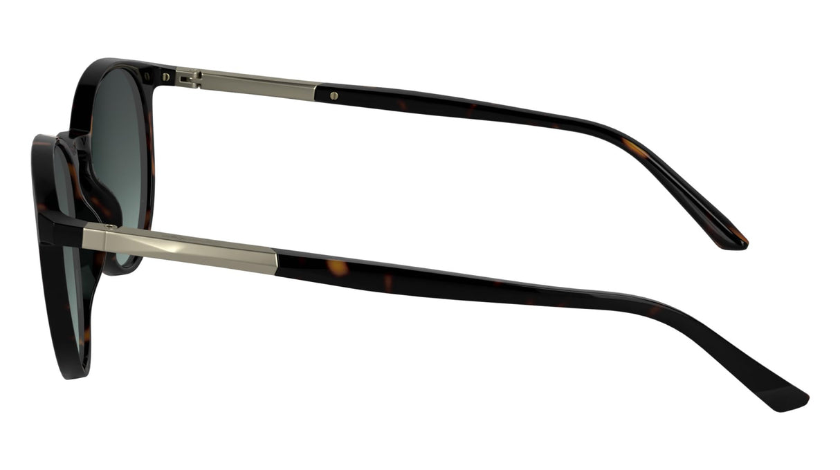 Calvin Klein Unisex Adult Sunglasses CK24539S - Dark Havana with Gradient Petrol Lens