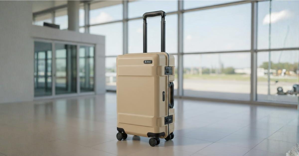 PELI ATX 22 Equipaje de Mano; Equipaje rígido Premium diseñado para Aventuras críticas y Viajes Diarios; Impermeable y a Prueba de Polvo; Volumen: 26 L; Color: Arena