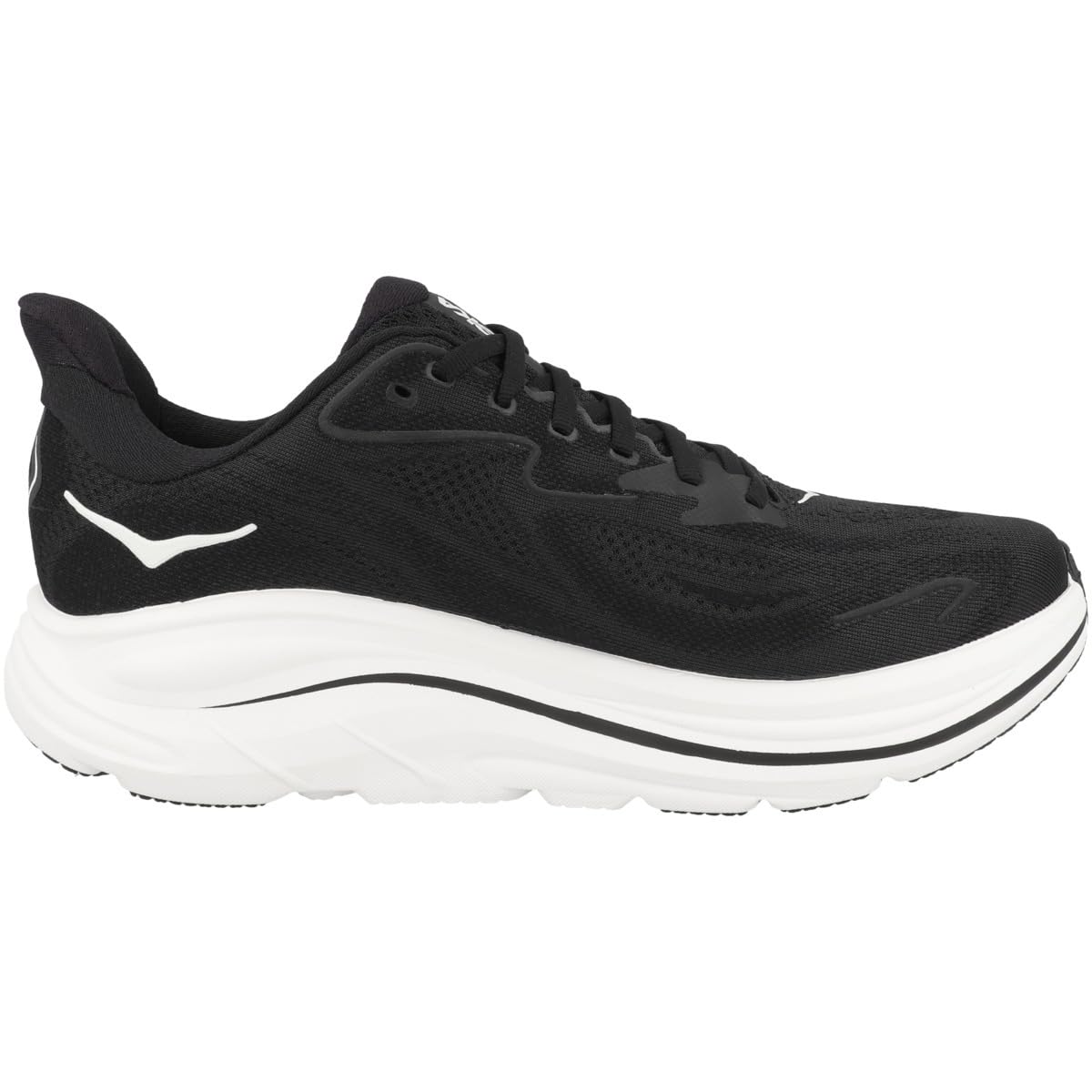 HOKA One One 1162030-BWHT Clifton 10 Hombre Black/White EU 43 1/3