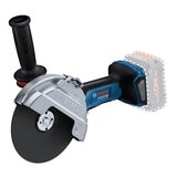 Bosch Professional BITURBO Amoladora a Batería GWS 18V-180 P (Ø 180 mm, Profundidad de Corte 230 mm, Interruptor PROtection, Incl. 2 Discos de Corte, 1 Disco de Diamante)