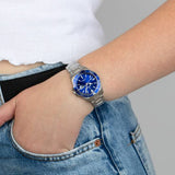 FESTINA Reloj Modelo F20503/3 de la colección Boyfriend Collection, Caja de 34,5 mm Azul con Correa de Acero para señora
