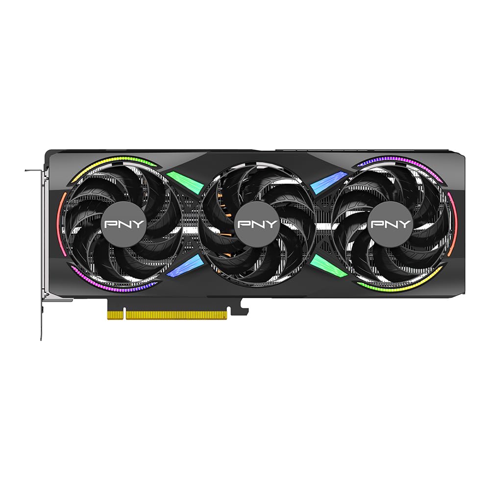 PNY Tarjeta Gráfica GeForce RTX™ 5070Ti 16GB ARGB OC DLSS 4 Triple Ventilador
