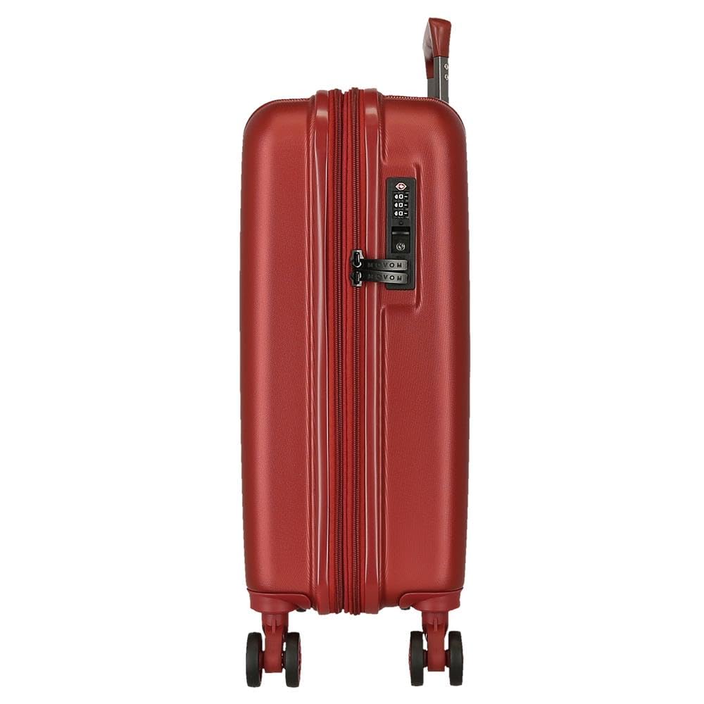 Joumma Marvel Ironman Maleta de Cabina Rojo 40x55x20 cms rígida 2,8 kgs Cierre TSA Integrado ABS 2,8 kgs 37L Extensible Equipaje de Mano