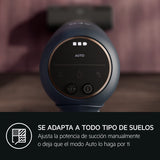 AEG AP71A142XN Aspiradora Sin Cable, 14,4 V, Autonomía de 50 min, Batería Extraible, Filtración en 5 Etapas, 4 Velocidades, Aspirador Escoba 2 en 1, Incluye Accesorios, Azul Denim
