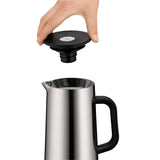 WMF Impulse - Termo 1L con Función Aislante Frío y Calor por 24h con Cierre a Presión, Acero Inoxidable Cromargan 18/10, Plateado