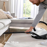 Bosch - Aspirador con Bolsa, Serie 4, Volumen XL de Bolsa de Polvo, Boquilla para Ranuras y tapicería, Blanco, BGB41WH1