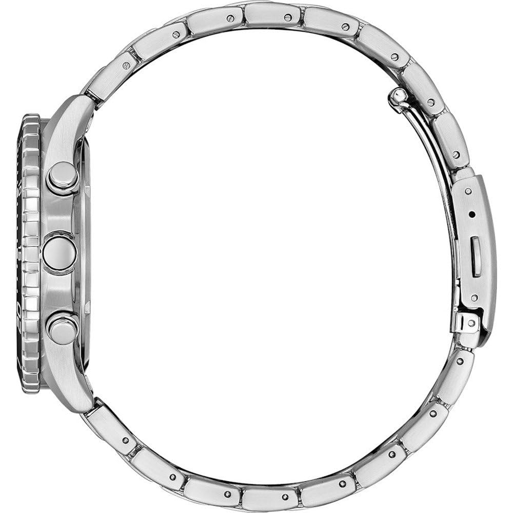 Citizen Reloj Cronógrafo para Hombres de Eco-Drive con Correa en Acero Inoxidable AT2568-82E