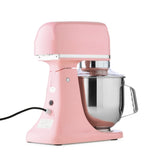 Maxima Máquina de agitación planetaria para Pasteles, Productos pequeños Robot de Cocina MPM 7L Rosa, Acero Inoxidable, 11 Velocidades