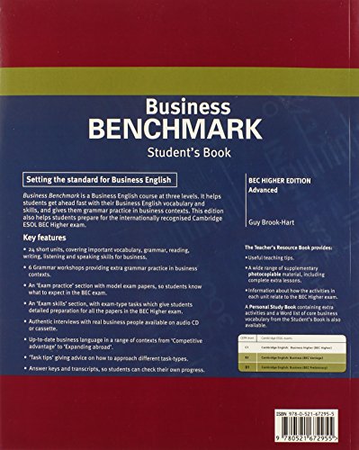 Business Benchmark Advanced Student's Book BEC Edition: Student's Book BEC Higher (CAMBRIDGE)
