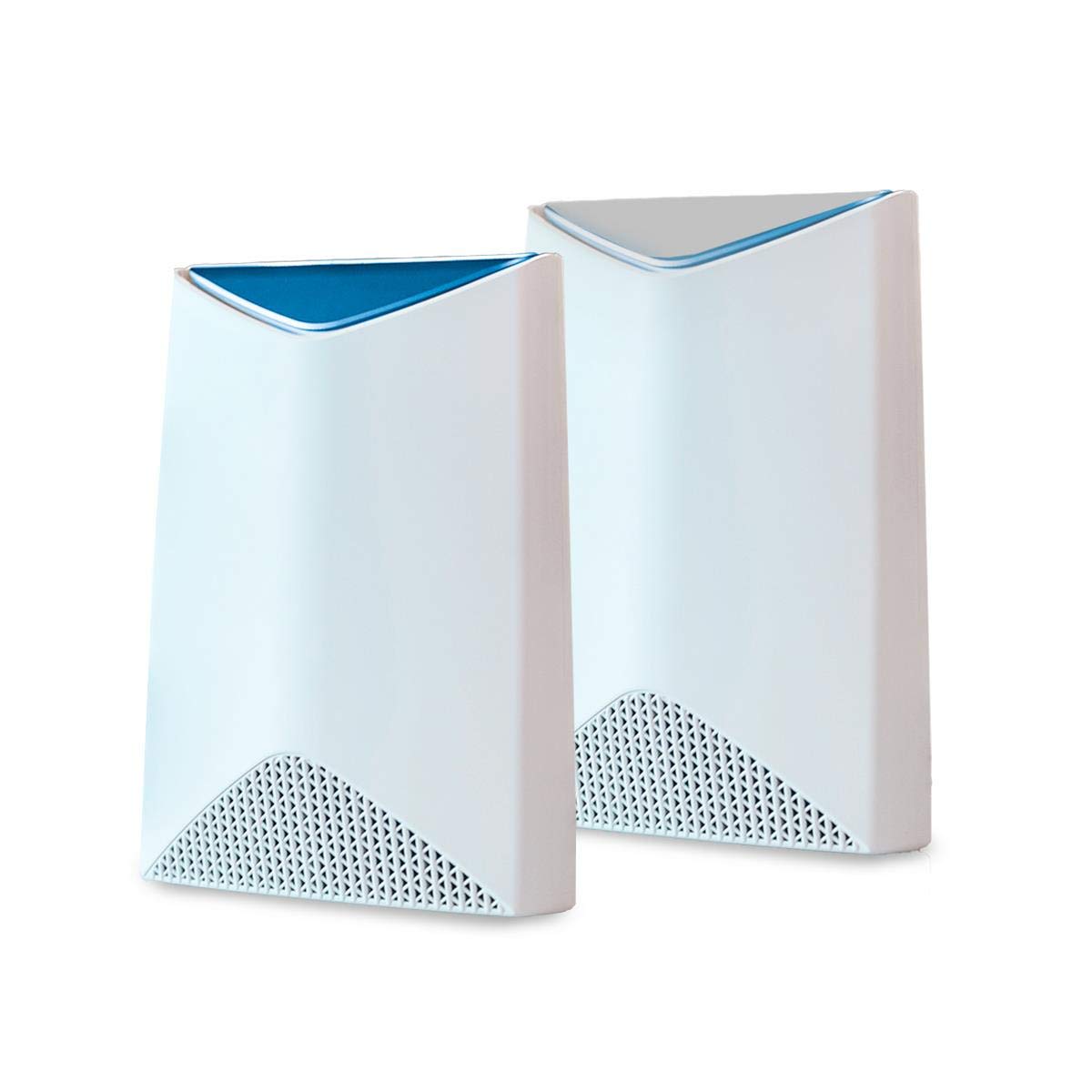 NETGEAR Orbi Pro Tri-Band Mesh WiFi System (SRK60) - Router & Extender reemplazo Cubre hasta 5.000 pies Cuadrados, Paquete de 2, Router de Velocidad de 3Gbps y 1 satélite, Blanco