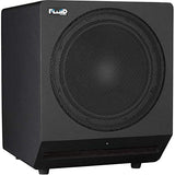 Fluid Audio F10S subwoofer de Estudio (subwoofer Activo para Estudios domésticos, woofer de 10 Pulgadas, 200 vatios, Filtro de Paso bajo Variable, diseño Compacto),Negro
