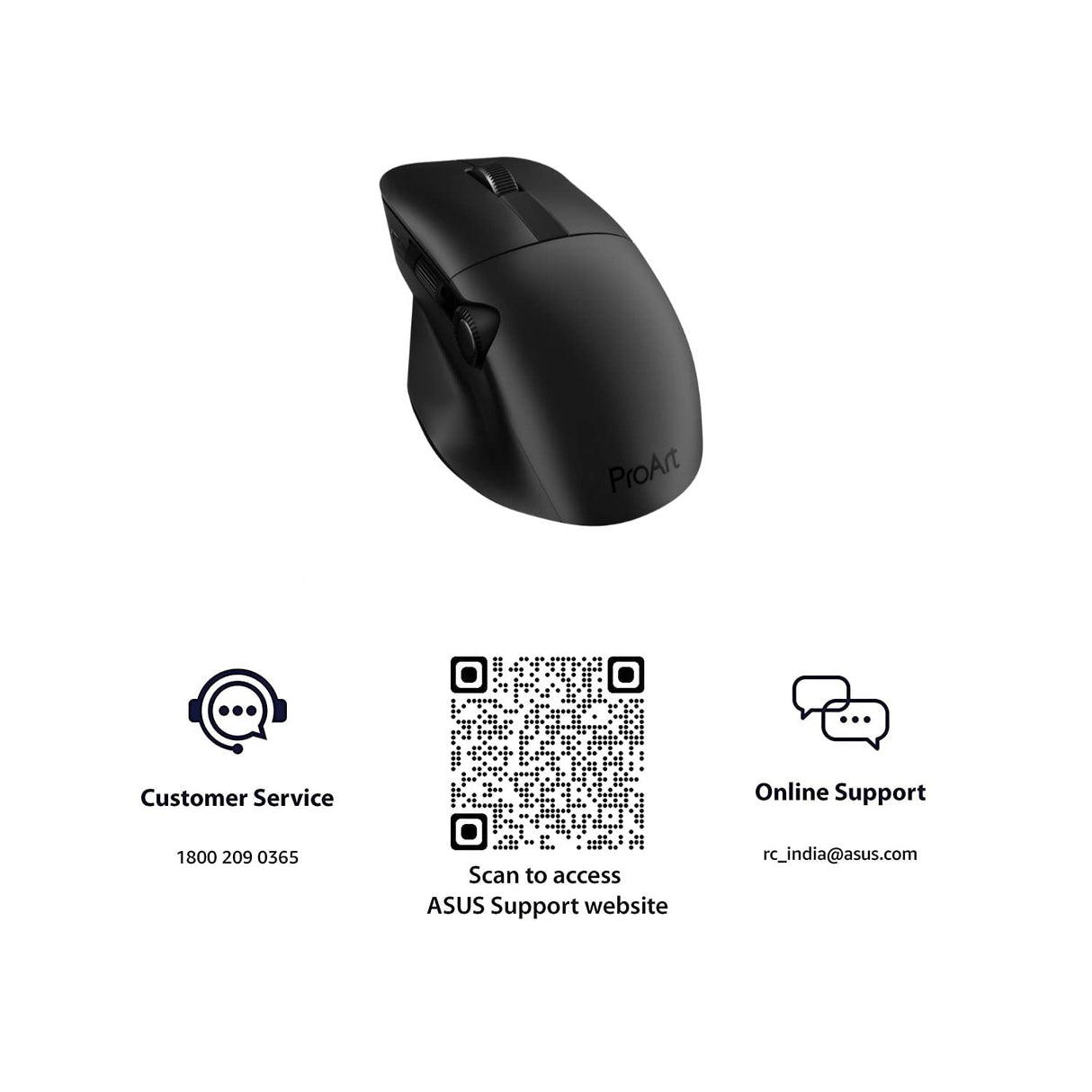 ASUS ProArt MD300 - Ratón (Negro)