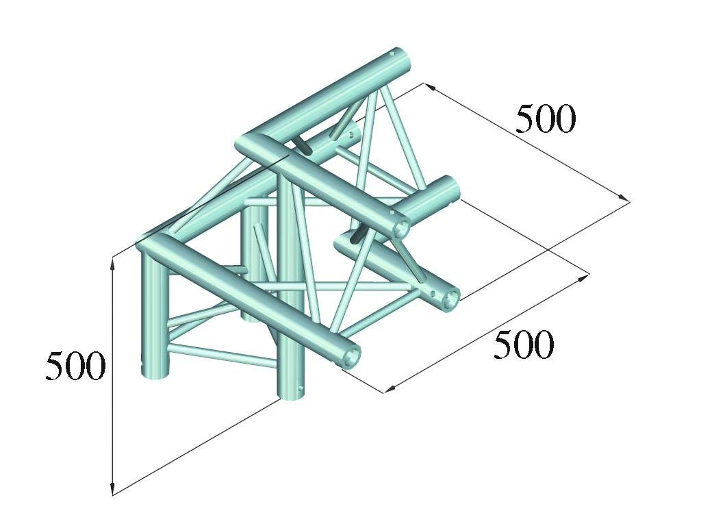 Alutruss Trilock 60302222 E-Gl33 C-31 3-Way-Angle