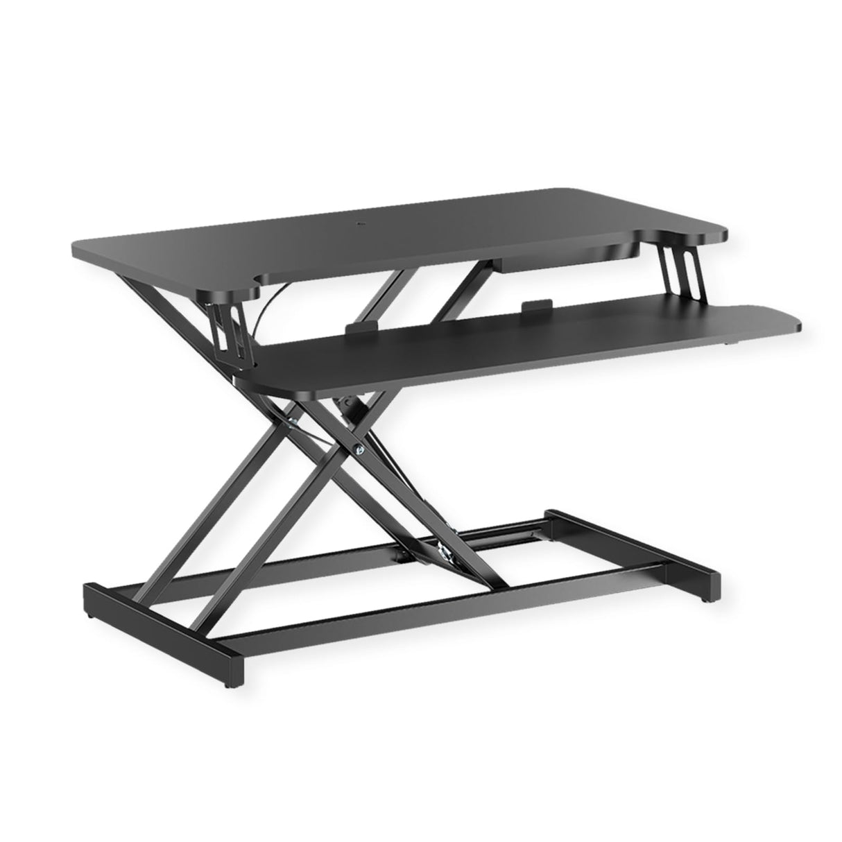 Value Extensión de Escritorio Regulable en Altura, 800 x 400 mm, Negro
