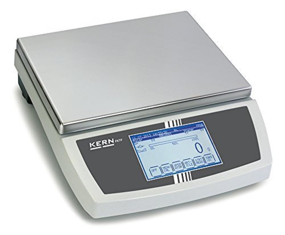 fpvo de báscula con pantalla táctil [Núcleo fktf 60 K10LM] intuitivo pantalla táctil Balanza de mesa con funciones Amplia Estadísticas de muestras de control de acuerdo con Envase Reglamento (fpvo)