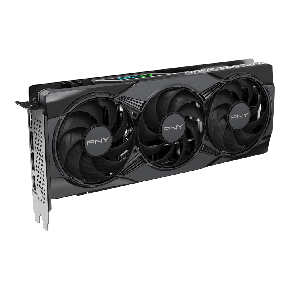 PNY Tarjeta Gráfica GEFORCE RTX™ 5060 8GB ARGB Overclocked Triple Fan DLSS 4