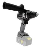 Rodcraft RC9042 - Taladro de impacto inalámbrico de hasta 13 mm, 500-2000 rpm, luz LED, sin batería, sin cargador, en caja de cartón, con mango suave y mango lateral.