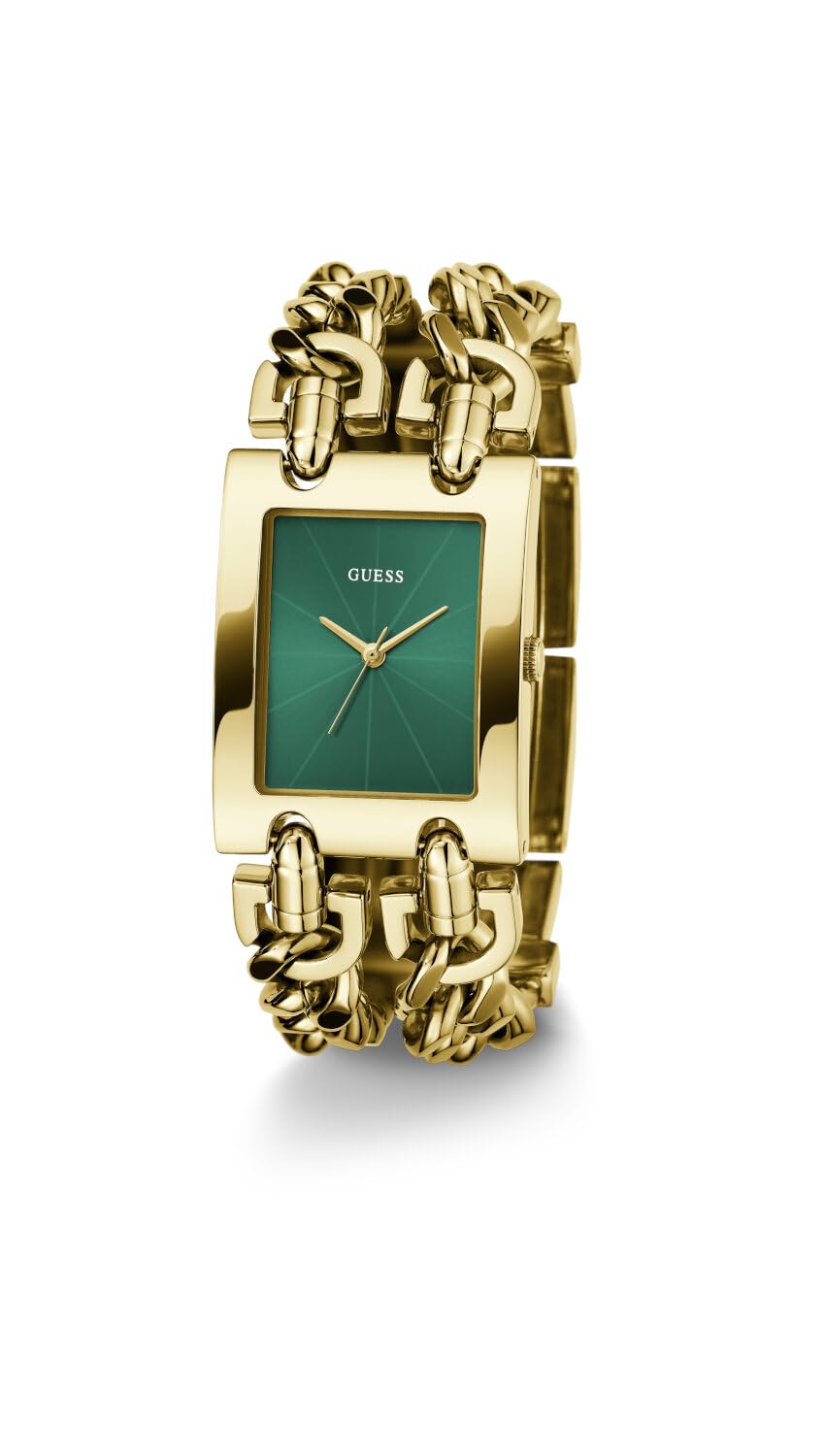 GUESS Reloj Analógico para Mujer'S de Cuarzo con Correa en Acero Inoxidable GW0740L2
