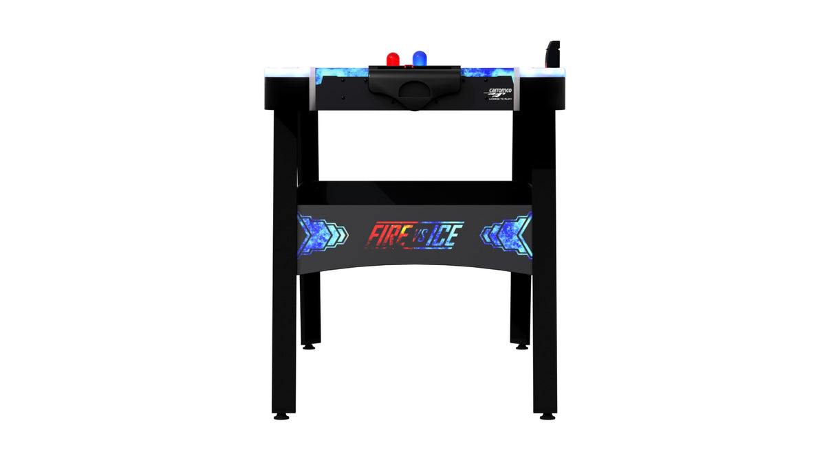 Carromco Airhockey Fire Vs Ice, Unisex, Negro, Uni
