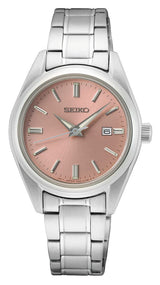 Seiko Reloj Analógico para Mujeres de Cuarzo con Correa en Acero Inoxidable SUR529P1