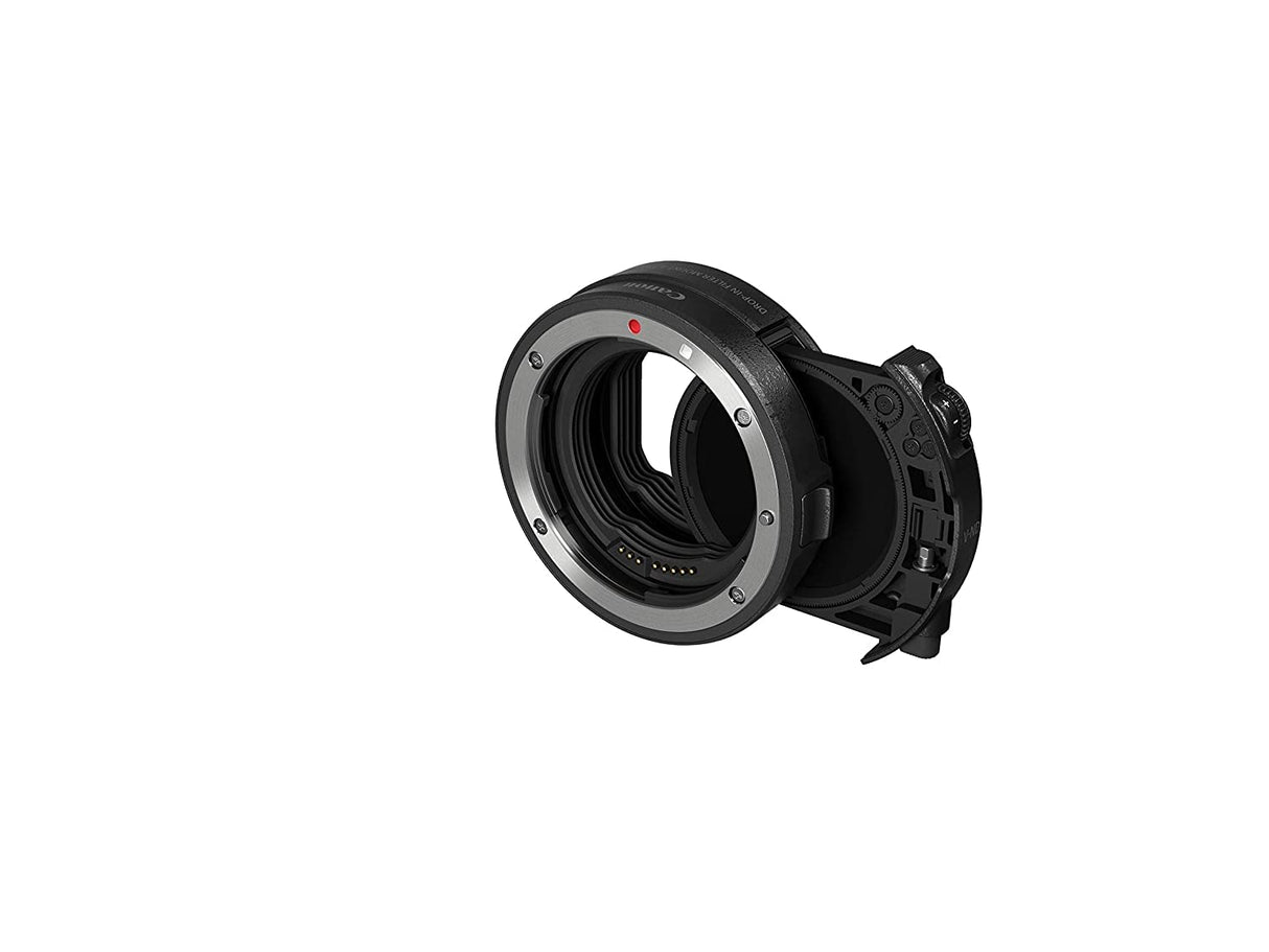 Canon EF-EOS R - Adaptador para Objetivo de cámaras Canon (Montura EF-R, Compatible con EOS R, Filtro ND Variable), Color Negro