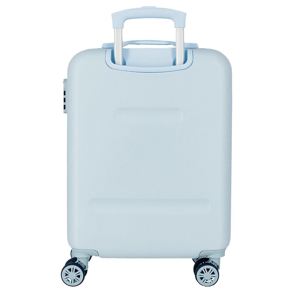 Disney Frozen Own your destiny Maleta de cabina Azul 38x55x20 cms Rígida ABS Cierre de combinación lateral 32L 2 kgs 4 Ruedas dobles Equipaje de Mano