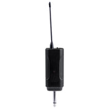 Trevi EM 408 UHF - Juego de micrófonos inalámbricos UHF con Diadema y Clip, Receptor Universal Jack de 6,3 mm, Ideal para presentaciones, Karaoke y enseñanza, Funcionamiento hasta 20 Metros