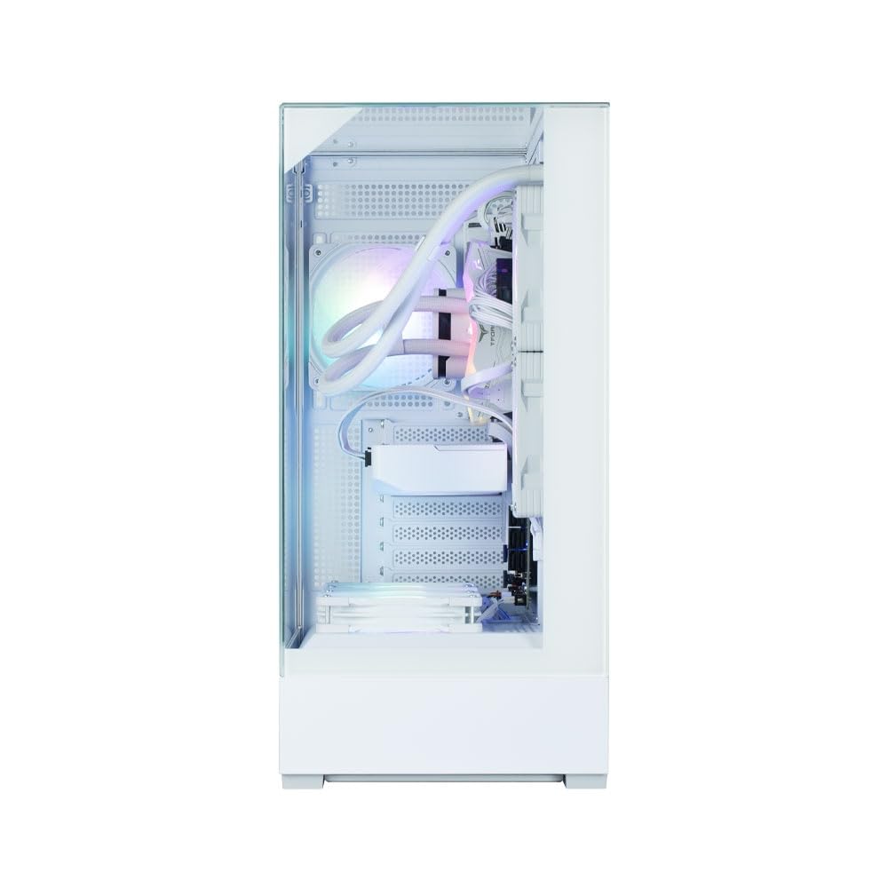 ZALMAN P40 Prism - Carcasa para Ordenador (tamaño Mediano), Color Blanco