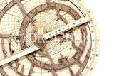 Dreipunkt Verlag Maqueta de astrolabio Deluxe Edition: maqueta de madera noble de astrolabio