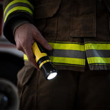 Linterna de bolsillo robusta para taller Ledlenser EX7R, enfocable, recargable con batería de litio, protegida contra explosiones zona EX 0/20, 220lm, impermeable IP68, 140m de haz de luz