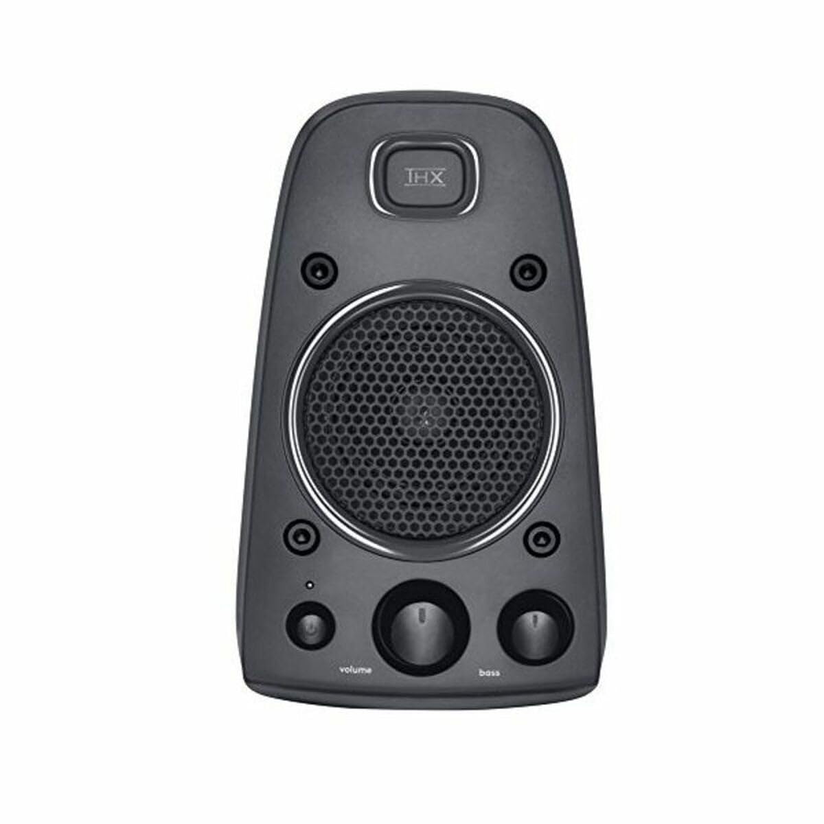 Logitech Z625 Sistema de Altavoces 2.1 Subwoofer, THX, 400W de Pico, Graves Profundos, Entrada Óptica 3.5 mm/RCA, Enchufe EU, PC/PS4/Xbox/Reproductor/DVD Player/TV/Smartphone/Tablet, Negro