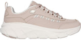 Skechers D'Lux Walker 2.0 Golden Step, Zapatillas Mujer, Taupe Leather/Gold Trim, 38.5 EU