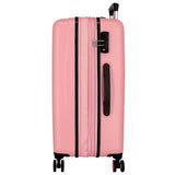 Disney Joumma Nightmare Maleta Mediana Rosa 48x68x26 cms Rígido 3 kgs Cierre de combinación Lateral ABS 3 kgs 56L