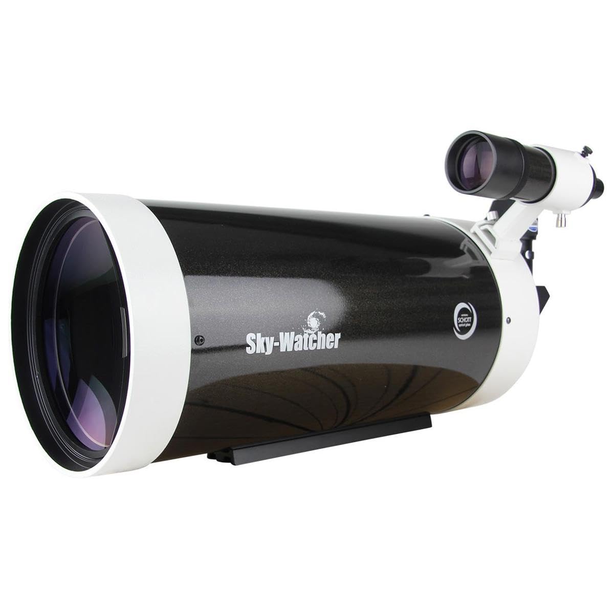 Skywatcher Telescopio Maksutov-Cassegrain 180mm Negro - Principiante - Astrónomos Experimentados y Astrofotógrafos - Ocular de 28 mm - Montura con Riel V en Color Negro