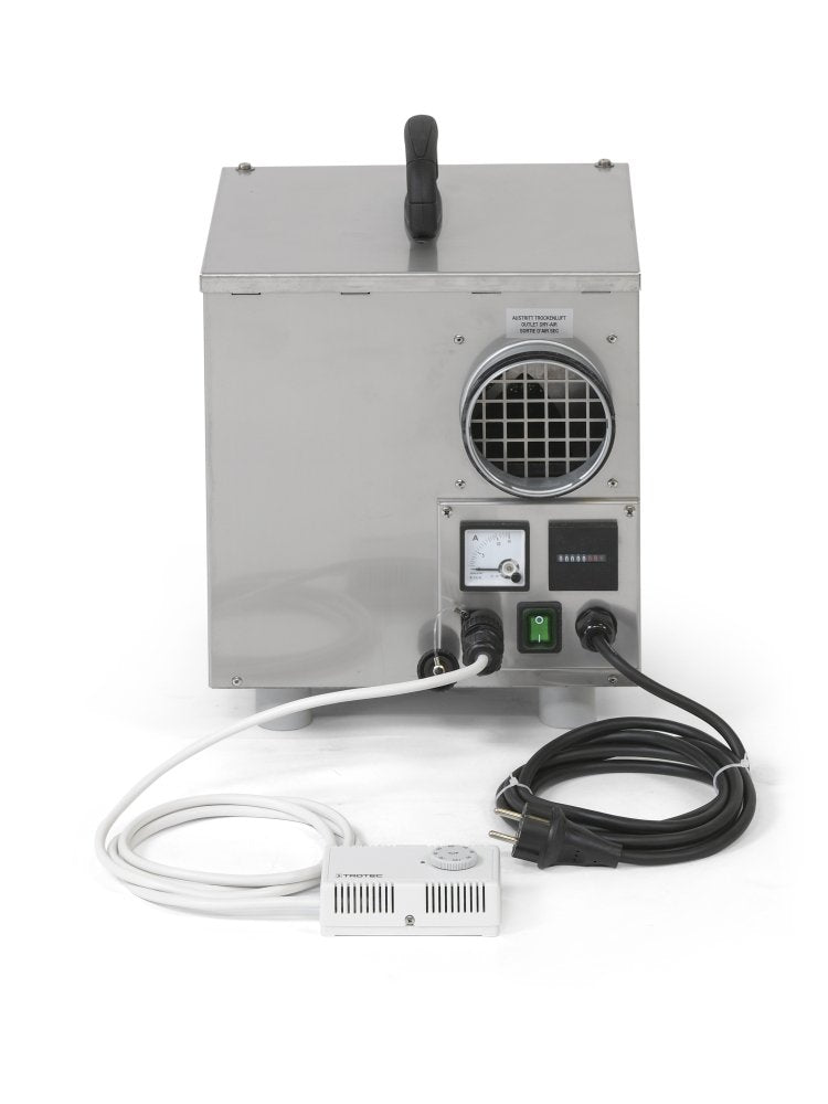 TROTEC Deshumidificador de adsorción TTR 160, 12 kg, Metal, Negro