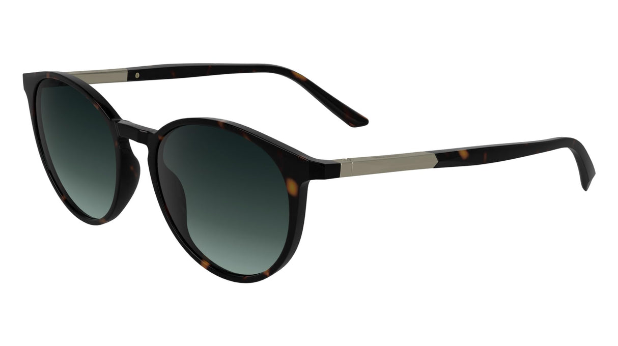 Calvin Klein Unisex Adult Sunglasses CK24539S - Dark Havana with Gradient Petrol Lens