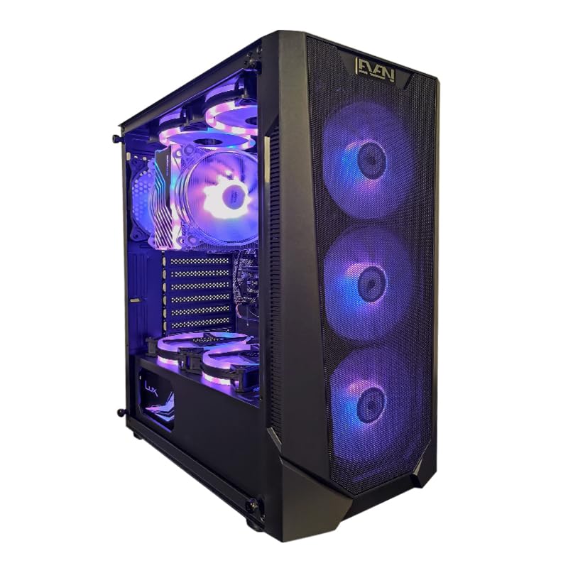 EVEN - PC Gaming Starter Ryzen 5 5600G | 16GB DDR4 RAM| 500GB NVME SSD|5X Ventiladores | Sin Sistema Operativo
