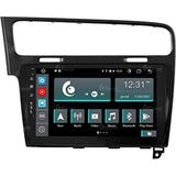 Autorradio de Ajuste Personalizado para Volkswagen Golf 7 Negro Android GPS Bluetooth WiFi Dab USB Pantalla táctil Full HD 10" procesador de 8 núcleos y comandos de Voz