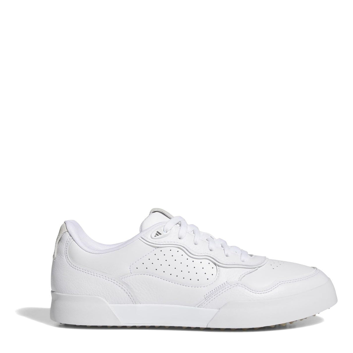 adidas Hombre RETROCROSS 25 Spikeless Golf Shoes, Cloud White/Grey Six/Gum, 44 EU