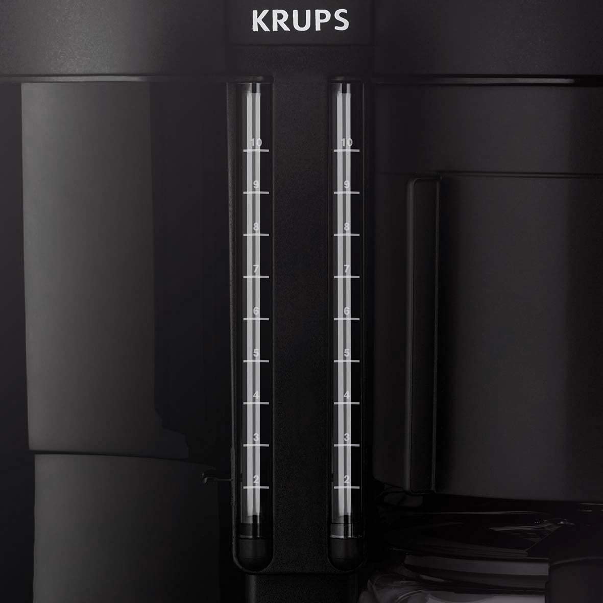 Krups KM8508 Cafetera de goteo, 1100 W, 1 L, plástico, color negro