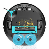 Cecotec Robot Aspirador y Friegasuelos con IA y Base de Autovaciado Conga 9990 AI Spin Revolution Ultra Power Home Essential. 10000Pa, Navegación Inteligente, Autonomía 240mins, Cepillo Silicona, App