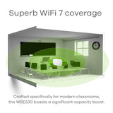 Zyxel Punto de Acceso Enterprise-Grade BE11000 WiFi 7 Triple-Radio NebulaFlex Pro |Fuente de alimentación no incluida [WBE530]
