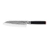 KOTAI | Cuchillo Santoku del chef | cuchillo de cocina profesional | Hoja de 18cm | afilado a mano | Acero inoxidable japonés ultra afilado 440C | Mango de madera de Pakka | Tang oculto completo