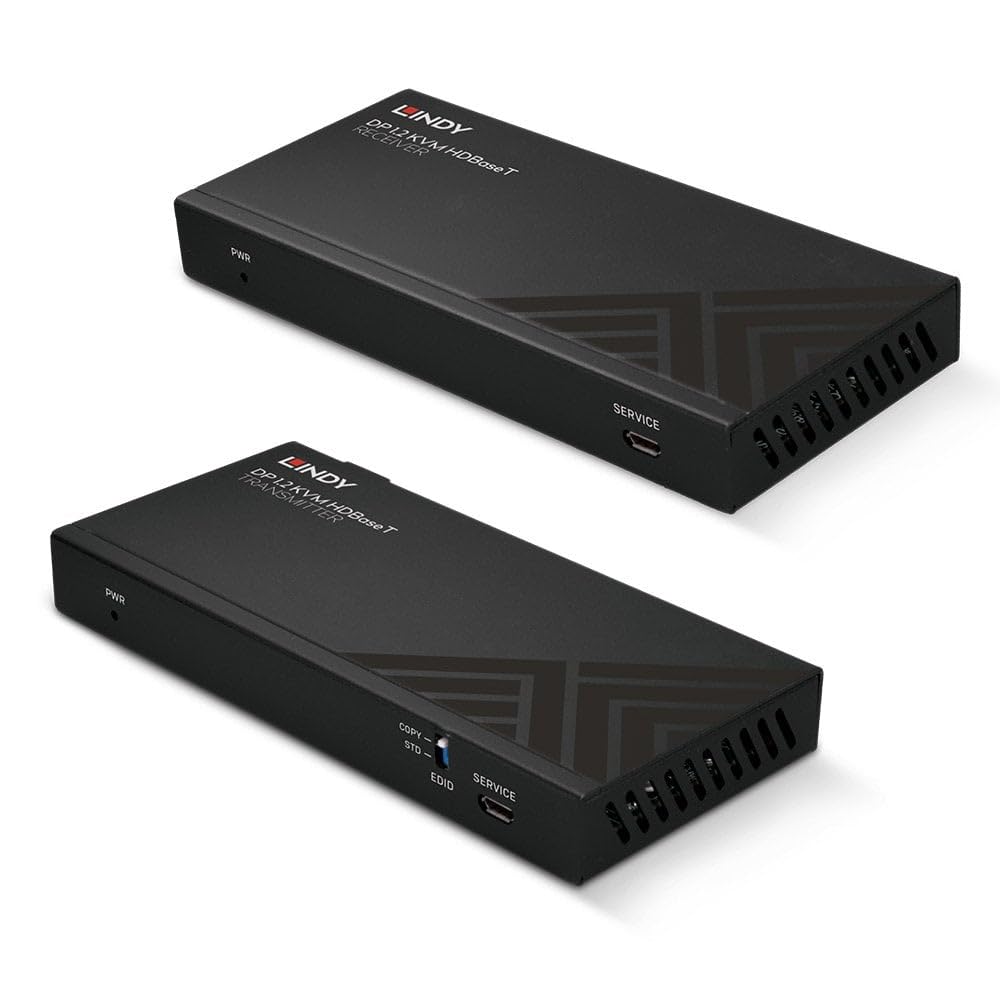 Lindy 39385 Extensor KVM HDBaseT Cat.6 DisplayPort 1.2, USB, IR y RS-232