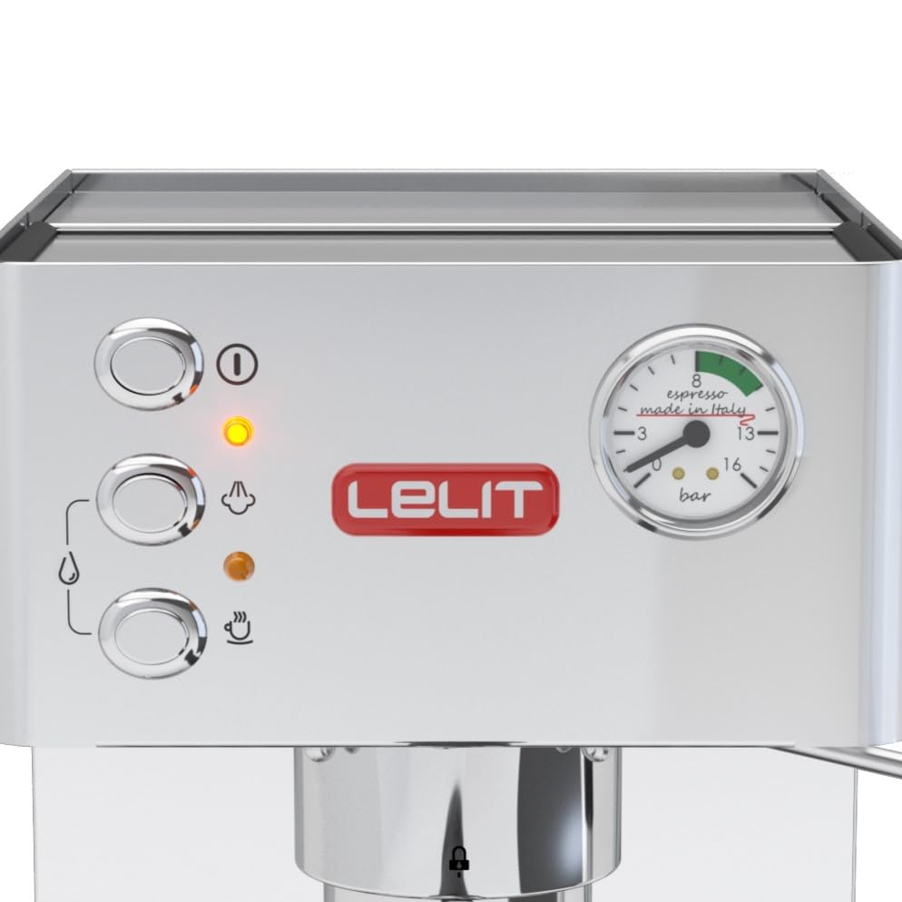 Lelit Anna Máquina de Café - Con Espumador de Leche - PL41EM-2G80 - Acero Inoxidable Pulido
