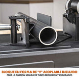 Evolution Power Tools - R355CPS Sierra tronzadora multimaterial, Corta acero dulce, aluminio, plástico, incluso madera con clavos incrustados, 355 mm