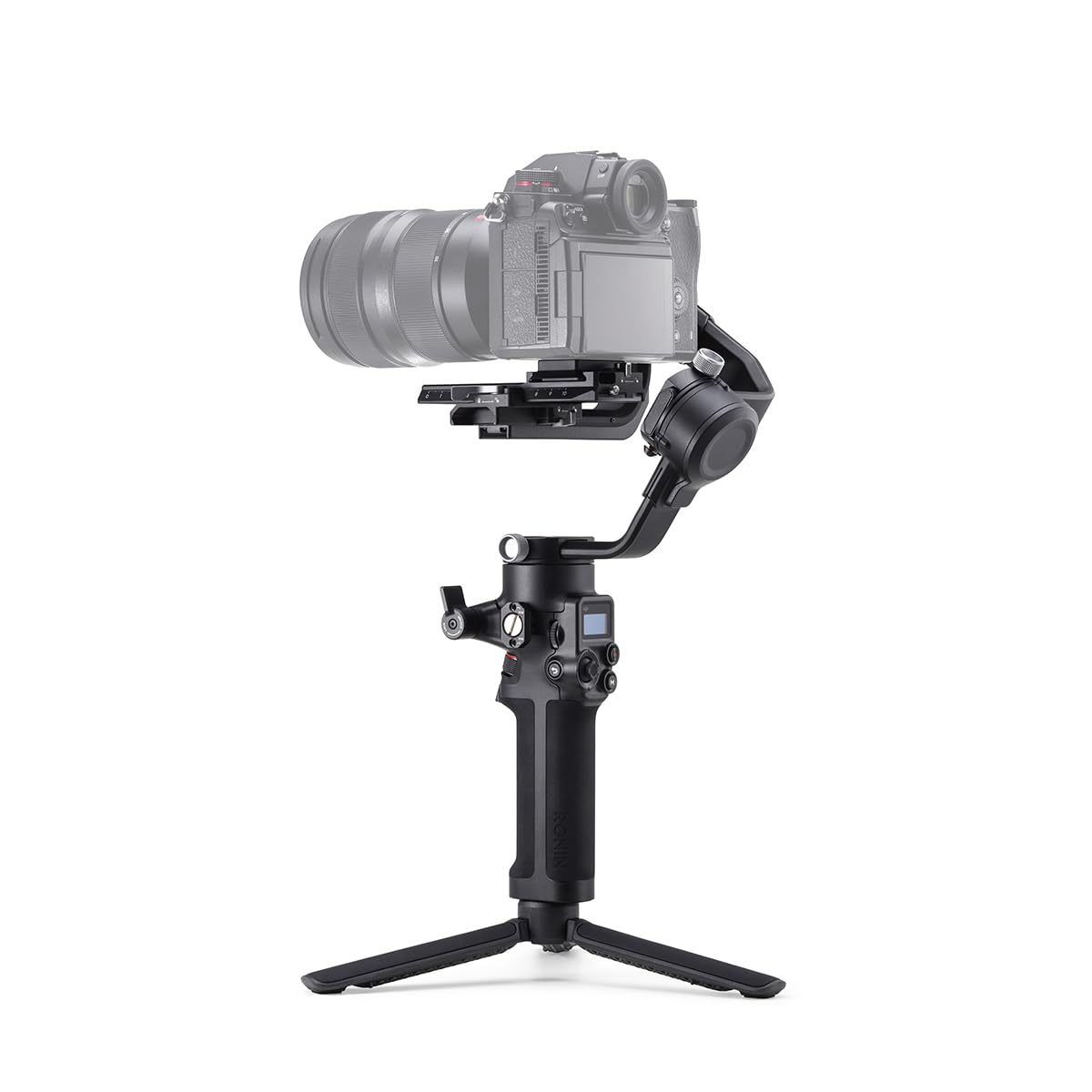 DJI RSC 2, estabilizador en tres ejes para cámaras DSLR, diseño plegable, carga probada hasta 3 kg, cambio rápido a Grabación vertical, apto para Canon/Sony/Panasonic/Nikon/Fujifilm