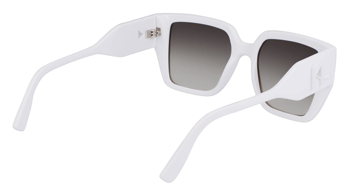 KARL LAGERFELD KL6098S Gafas, Blanco, 52-140-19 Unisex Adulto